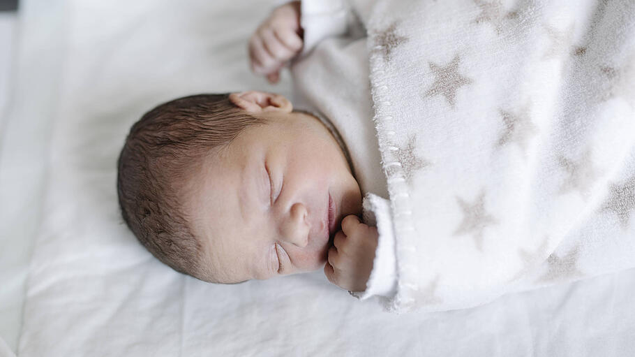 Schlafender Säugling