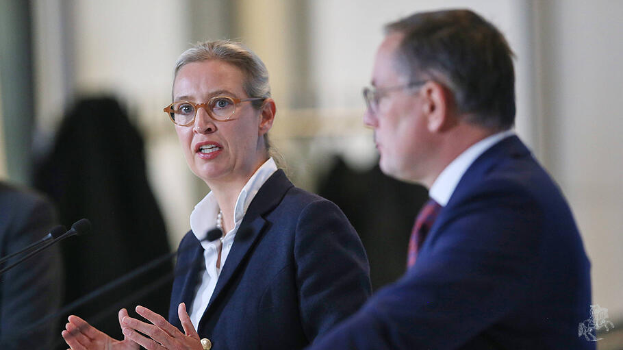 Die AfD-Chefs Alice Weidel und Tino Chrupalla