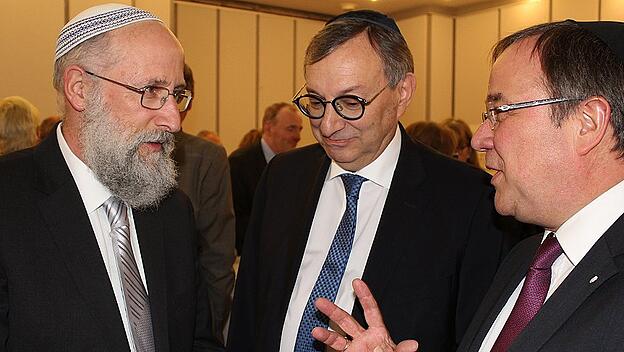Ministerpräsident Armin Laschet zu Besuch bei der Synagogen-Gemeinde Köln