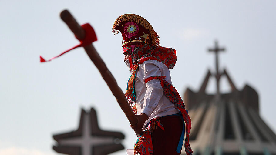 Feier zur Jungfrau von Guadalupe in Mexiko