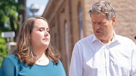 Ricarda Lang und Robert Habeck