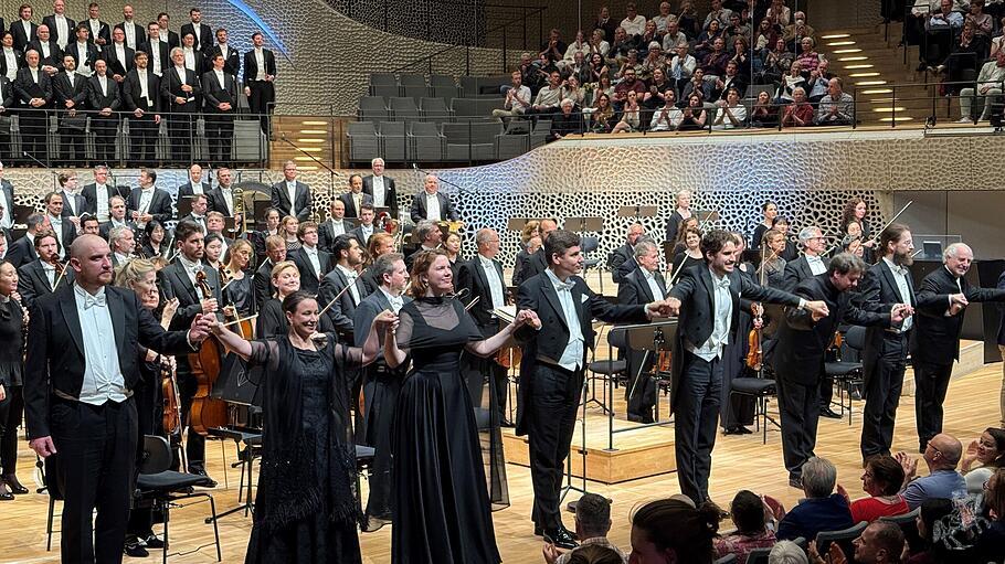 Musiker in der Elbphilharmonie