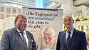 &bdquo;Tagespost&ldquo;-Journalist Sebastian Sasse und der Historiker Michael Wolfssohn