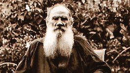 Schriftsteller Leo Nikolajewitsch Tolstoi