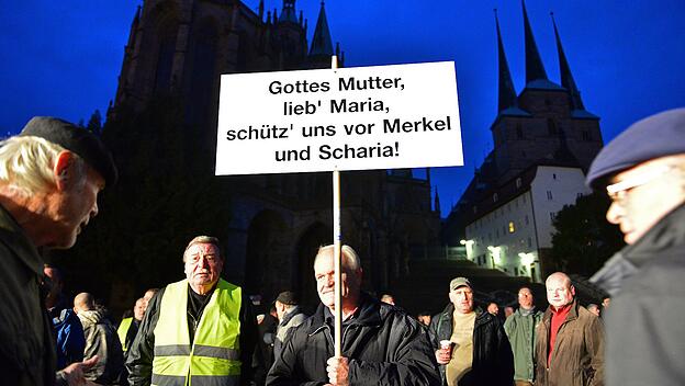 Kundgebung der AfD Th&uuml;ringen