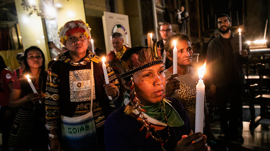 Versöhnungsfeier mit Indigenen in Rom