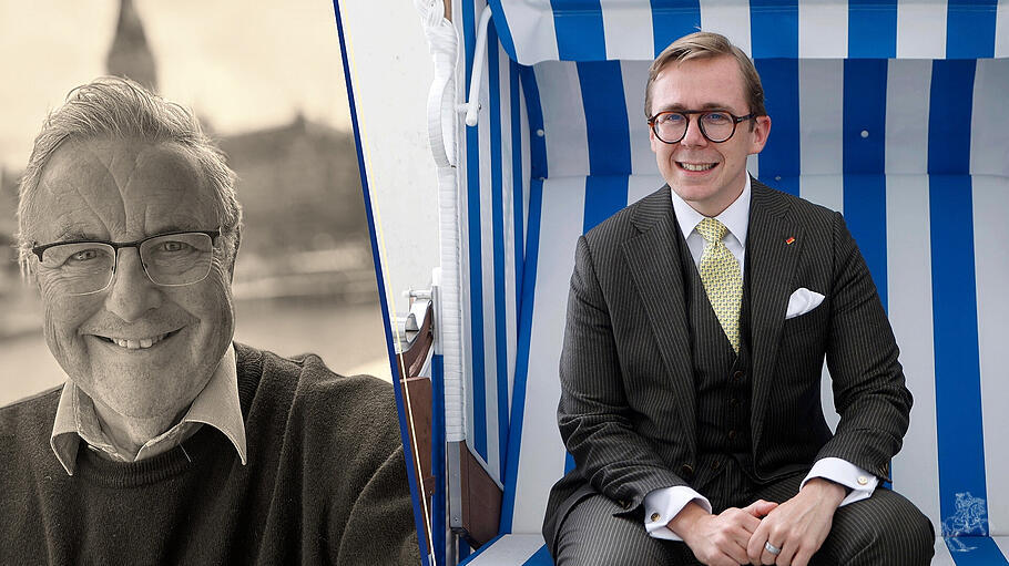 Philipp Amthor im Strandkorb