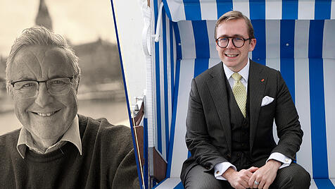 Philipp Amthor im Strandkorb
