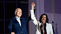 Der amtierende US-Präsident Joe Biden mit seiner Vizepräsidentin Kamala Harris
