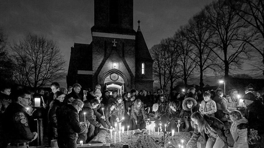 Andacht für die Opfer des Messerangriffs in Brokstedt