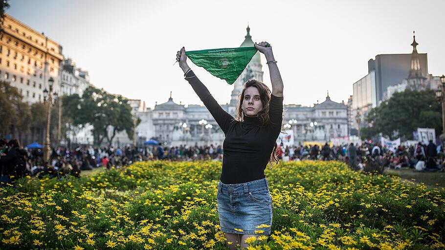 Pro-Abtreibungsdemonstration in Argentinien