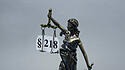 Schwangere Justitia und Paragraf 218