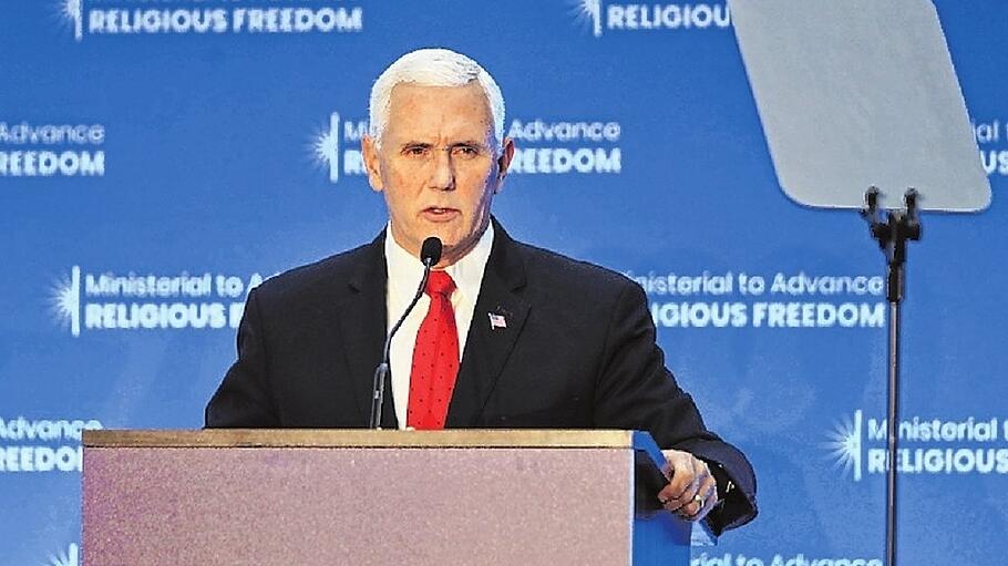 US-Vizepräsident Pence steht wie kein anderer innerhalb der Trump-Administration für das Thema Religionsfreiheit