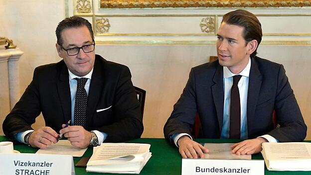 Österreichs Kanzler Kurz leitet erste Kabinettssitzung