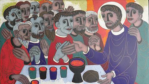 Die Einsetzung der Eucharistie