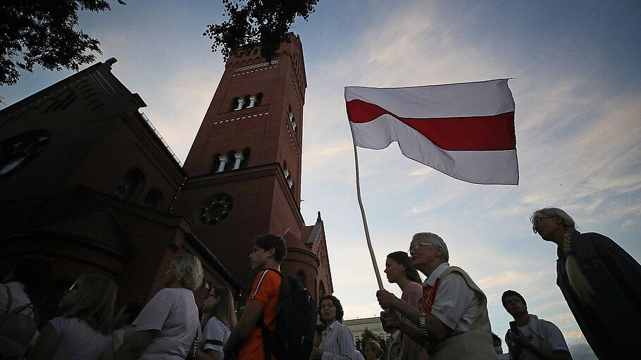 Proteste der Opposition in Belarus