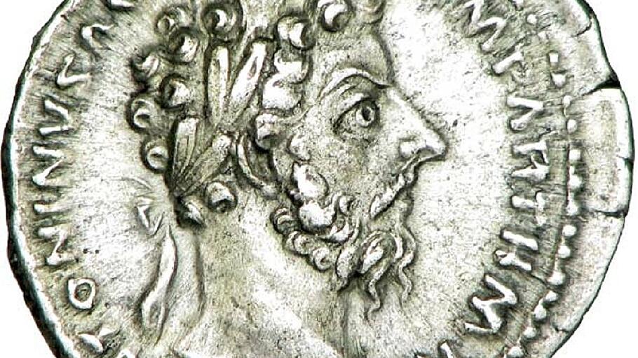Ein Denar des Kaisers Marcus Aurelius