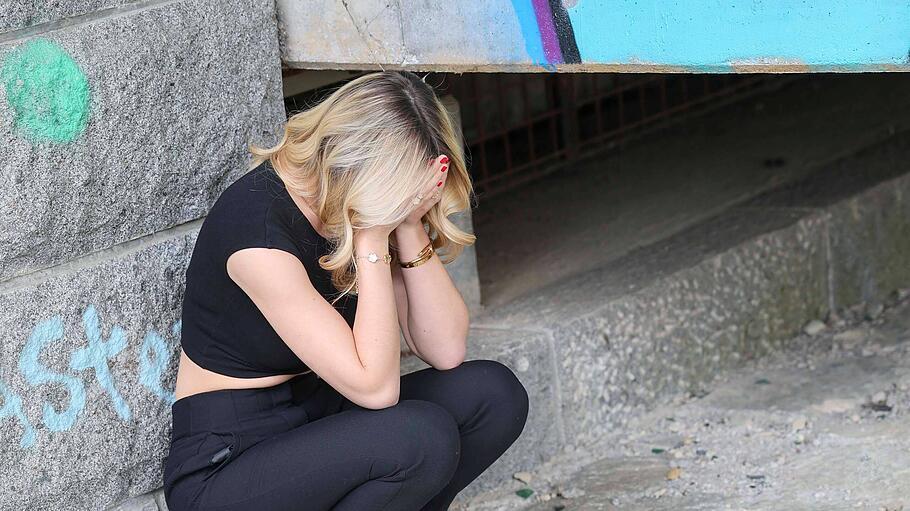 Deprimierte Jugendliche