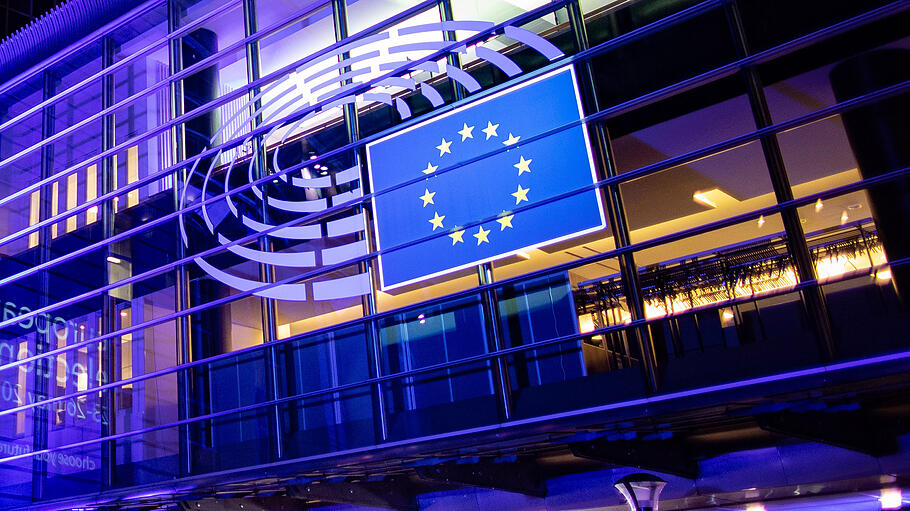 Brüssel. Gebäude des Europäischen Parlaments