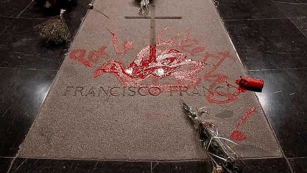 Grab von Diktator Franco
