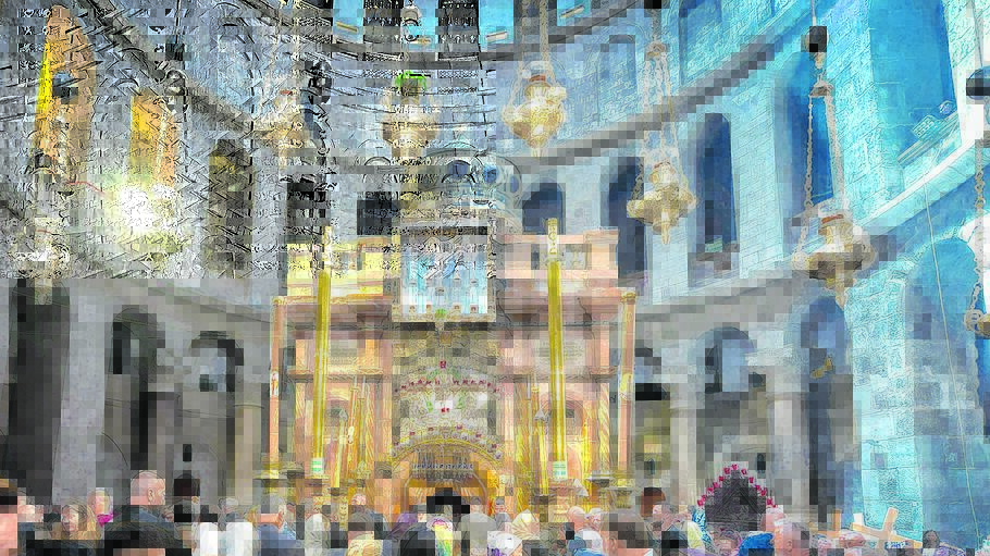 Grabeskirche an Karfreitag