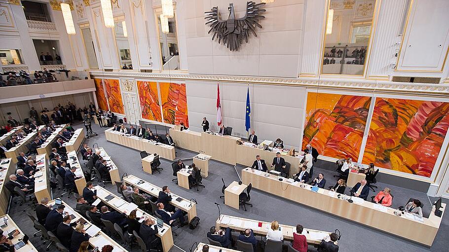 Sitzung Nationalrat in Österreich