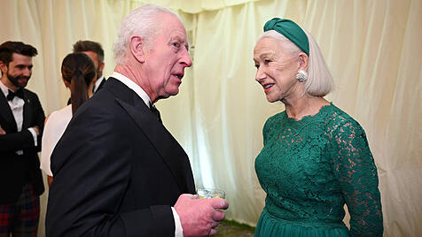 König Charles III. und Helen Mirren
