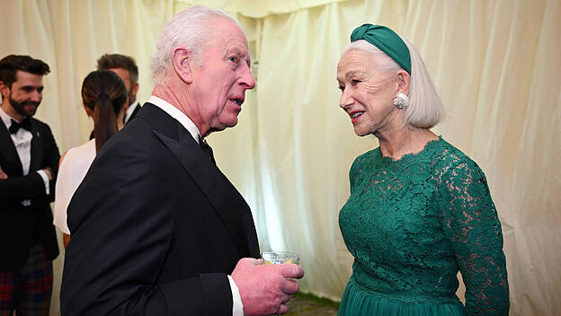 König Charles III. und Helen Mirren