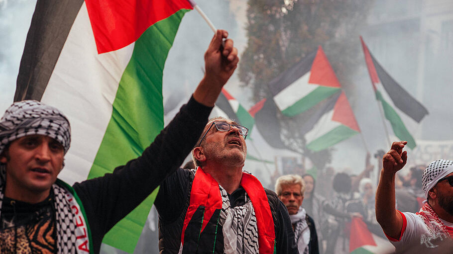 Pro-Palästina-Demo in Rom.