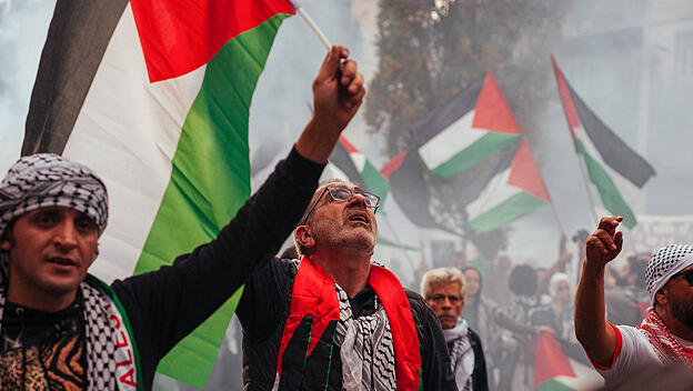 Pro-Palästina-Demo in Rom.