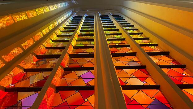 Eliasson-Fenster im Greifswalder Dom
