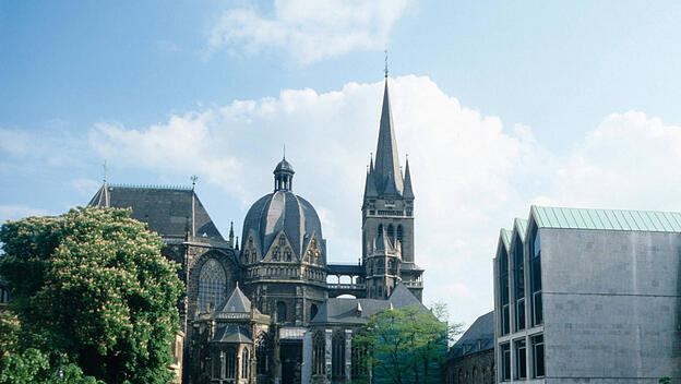 Blick auf den Aachener Dom