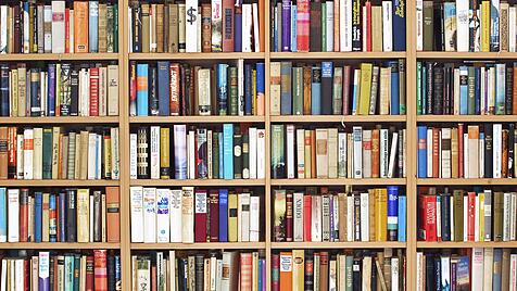 Volles Bücherregal