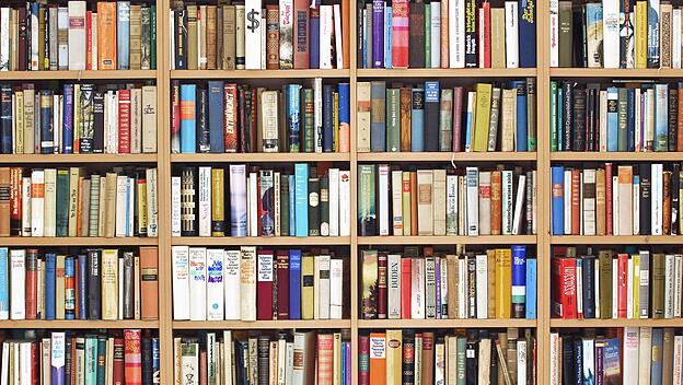 Volles Bücherregal