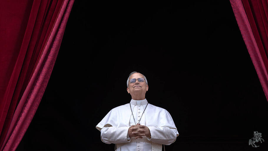 Papst Leo XIV. beim Regina Caeli