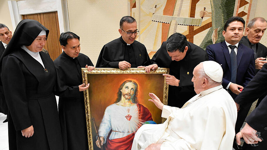 Franziskus mit Vertretern des Kongresses