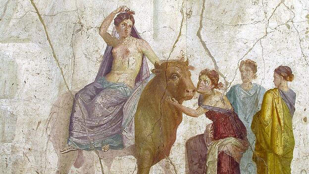 Europa und der Stier, römisches Fresko