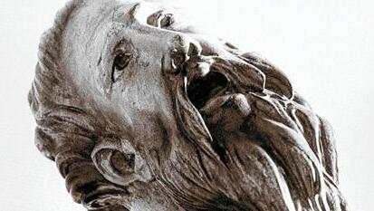 Abraham opfert seinen Sohn, Skulptur von Alonso Berruguete