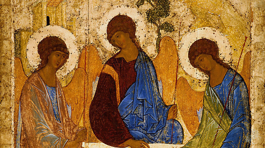 Andrei Rublev, Heilige Dreifaltigkeit (Troitsa), um 1425