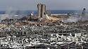 Beirut: Blick über den Schauplatz nach der massiven Explosion im Hafen