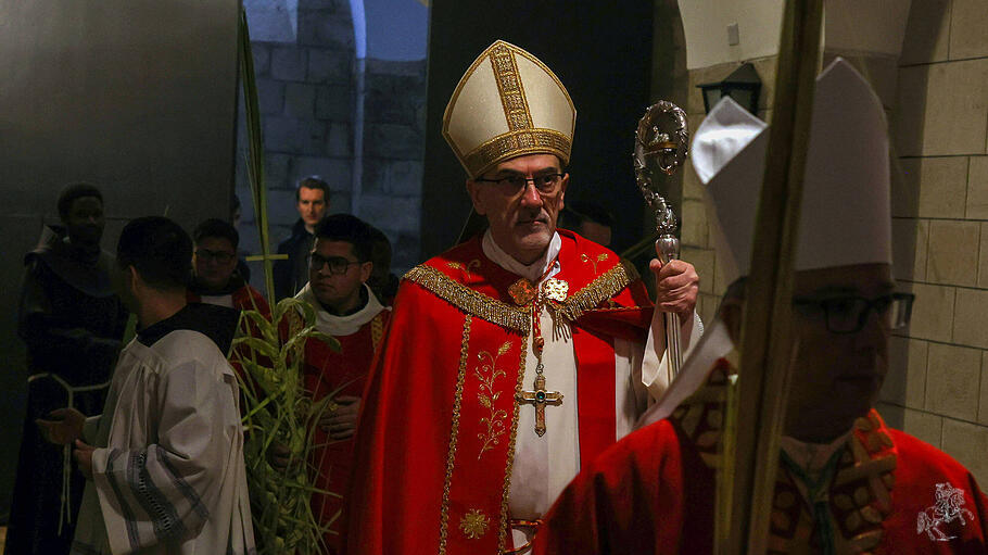 Der Lateinische Patriarch von Jerusalem, Kardinal Pierbattista Pizzaballa