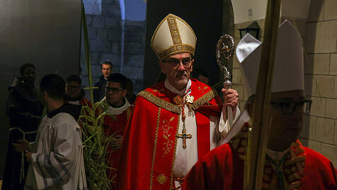 Der Lateinische Patriarch von Jerusalem, Kardinal Pierbattista Pizzaballa