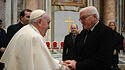 Papst Franziskus und Bundespräsident Frank-Walter Steinmeier
