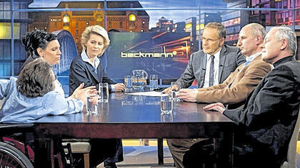 ARD-Talkshow mit  Reinhold Beckmann beim Thema "Präimplantationsdiagnostik"