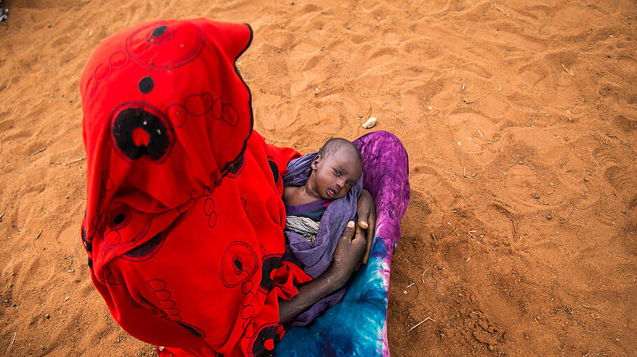 Mutter mit Baby in Äthiopien