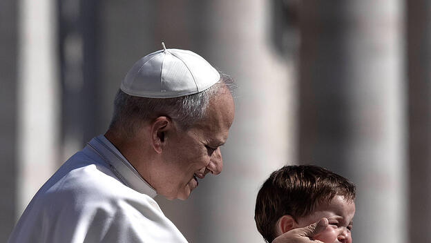 Papst Leo XIV. beim Fest der Familien