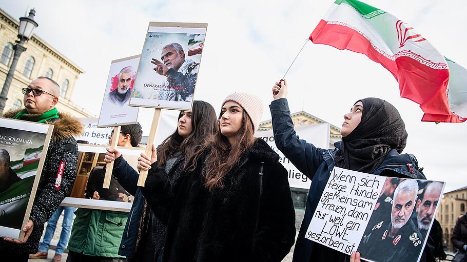 Kundgebung gegen T&ouml;tung von Soleimani