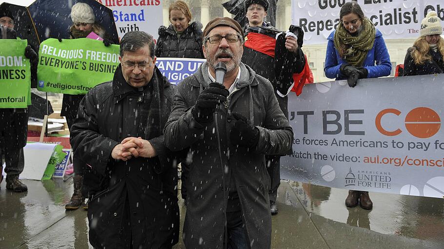 Pavone demonstriert gegen Obamacare