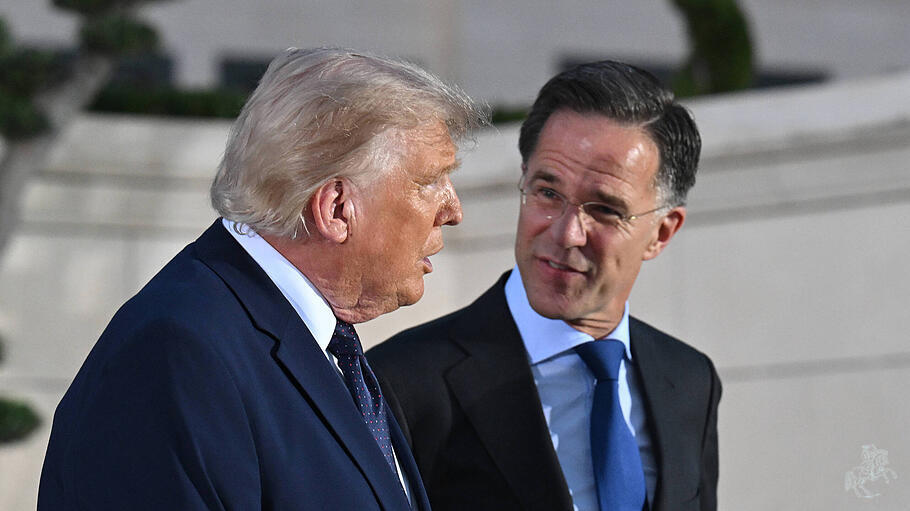 Donald Trump und Mark Rutte