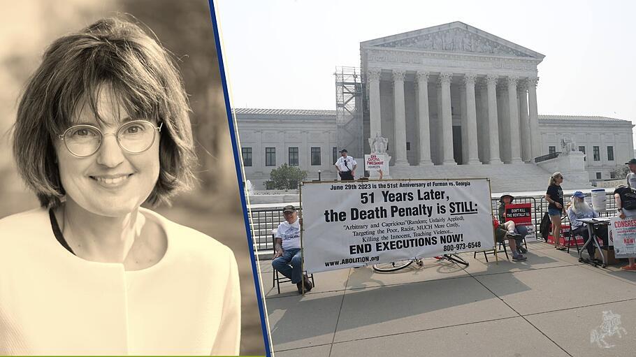 Demonstration gegen die Todesstrafe vor dem US-Supreme-Court